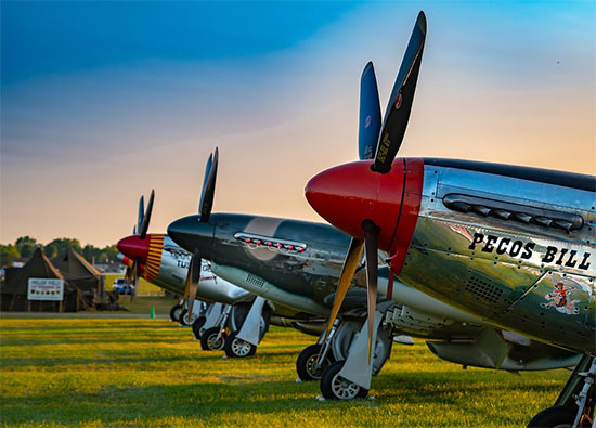 Displays of modern aviation - Top Attractions of an Air Show